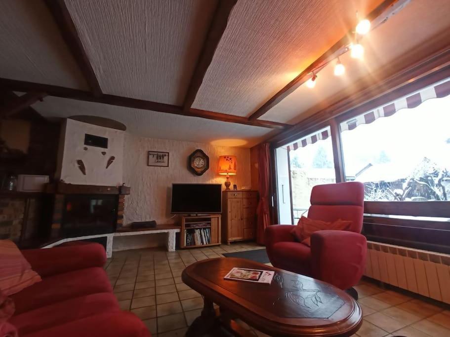Ferienwohnung Belle Vue Des Praz Chamonix Exterior foto
