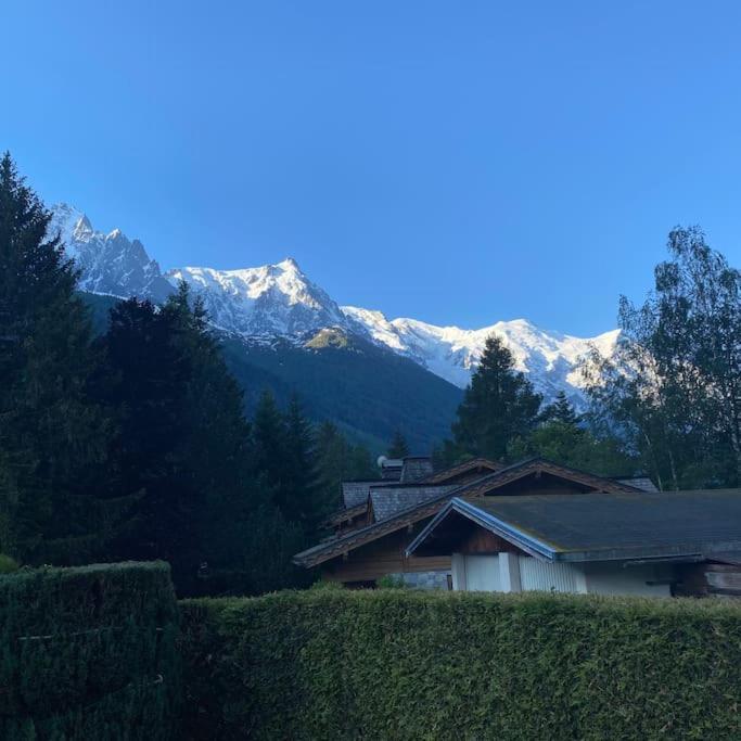 Ferienwohnung Belle Vue Des Praz Chamonix Exterior foto