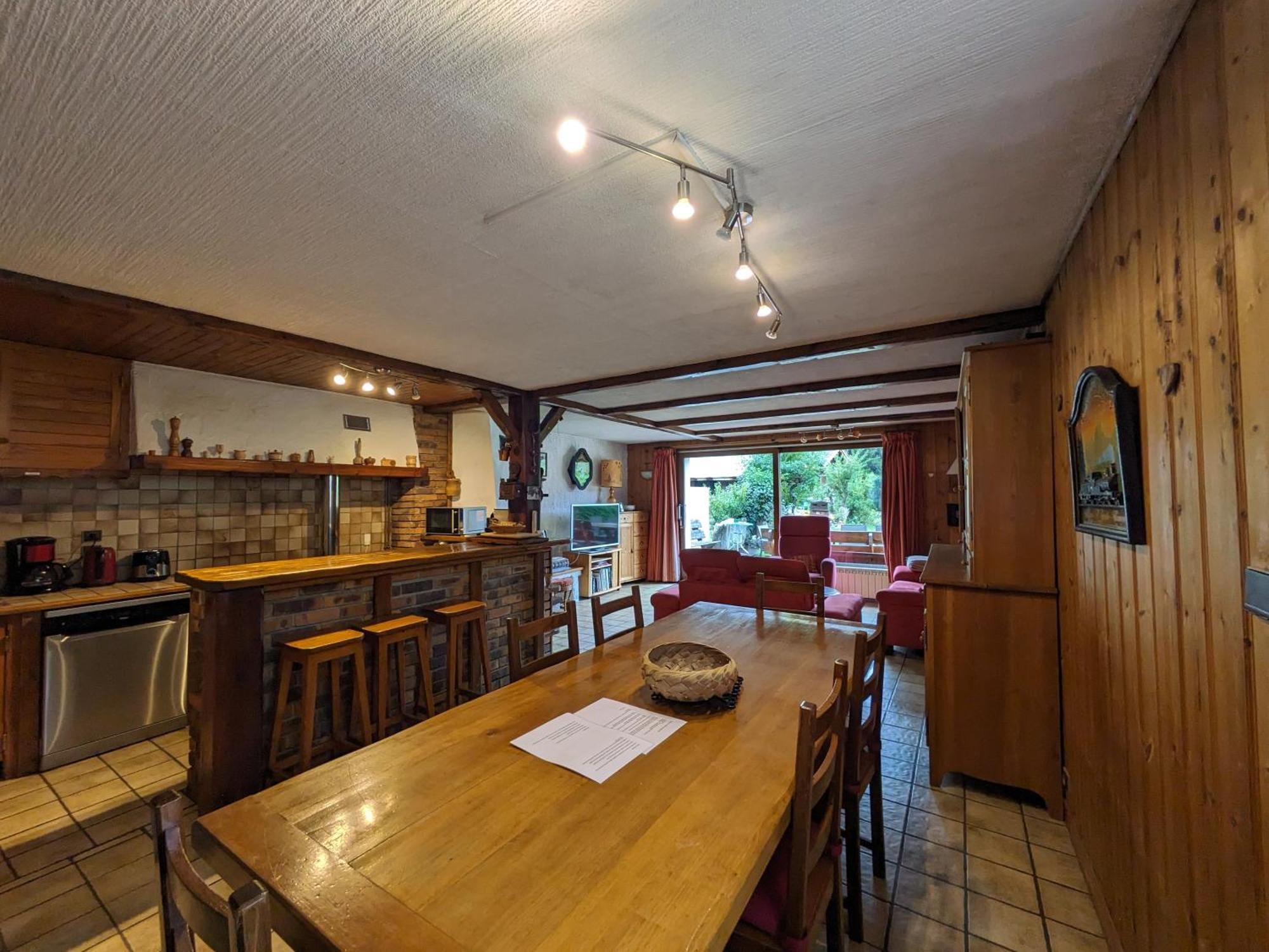 Ferienwohnung Belle Vue Des Praz Chamonix Exterior foto